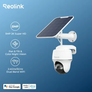 Reolink 5MP WiFi Security Camera Wireless Pan & Tilt Outdoor