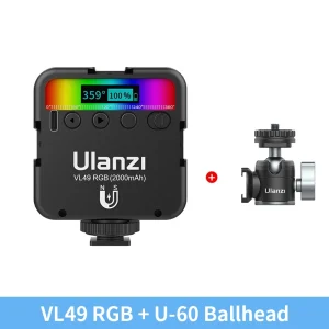 Ulanzi VL49 Full Color RGB LED Video Light 2500K-9000K 800LUX